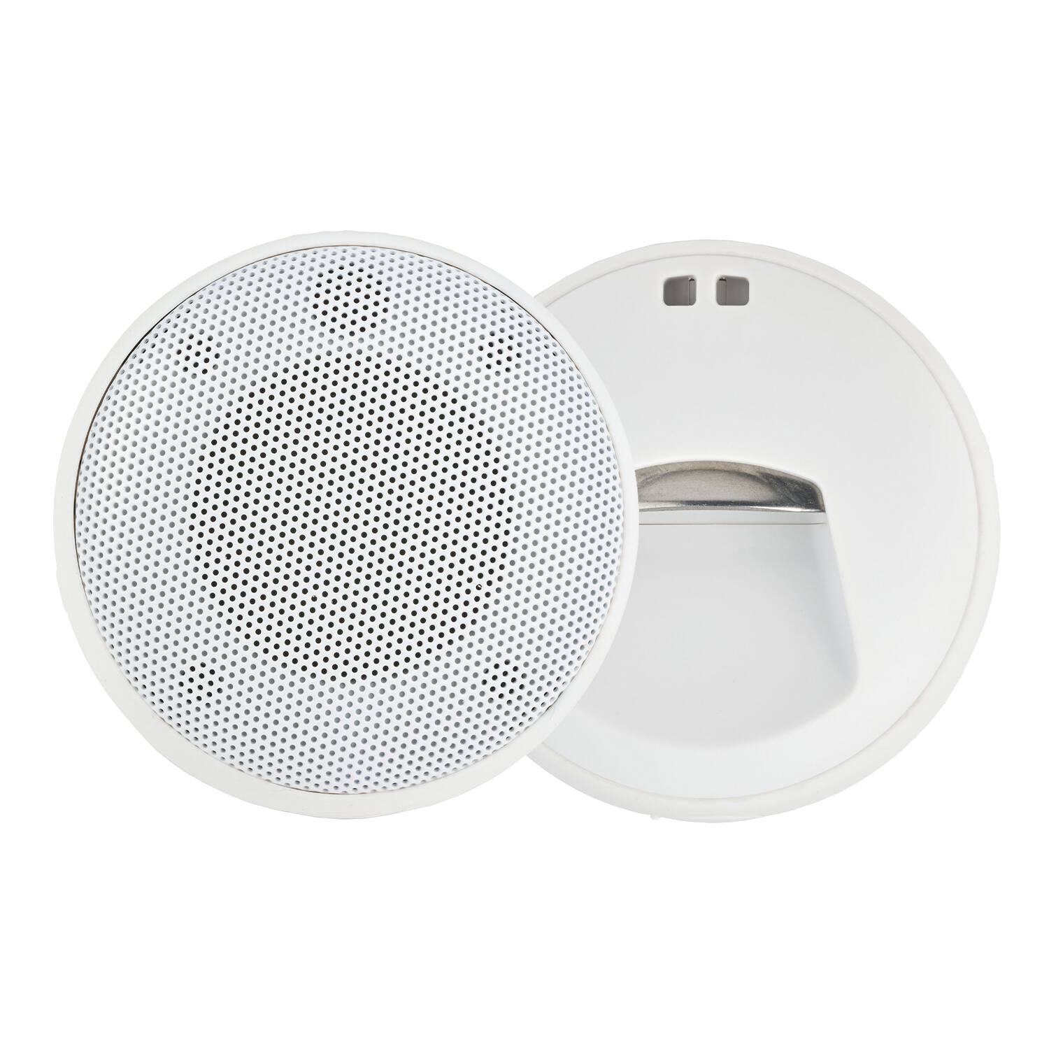 Angle. Speaqua - Cruiser H2.0 Portable Waterproof Compact Bluetooth Speaker with Bottle Opener - Great White.