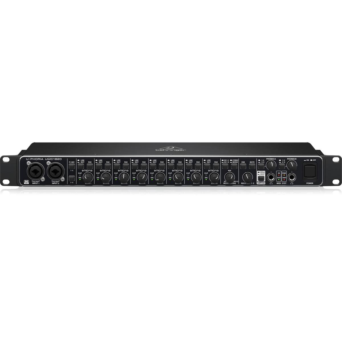 U-PHORIA UMC1820

INPUT 1
INPUT 2

LINE 1
LINE 2
LINE 3
LINE 4

PHONES
MIDISYS

POWER