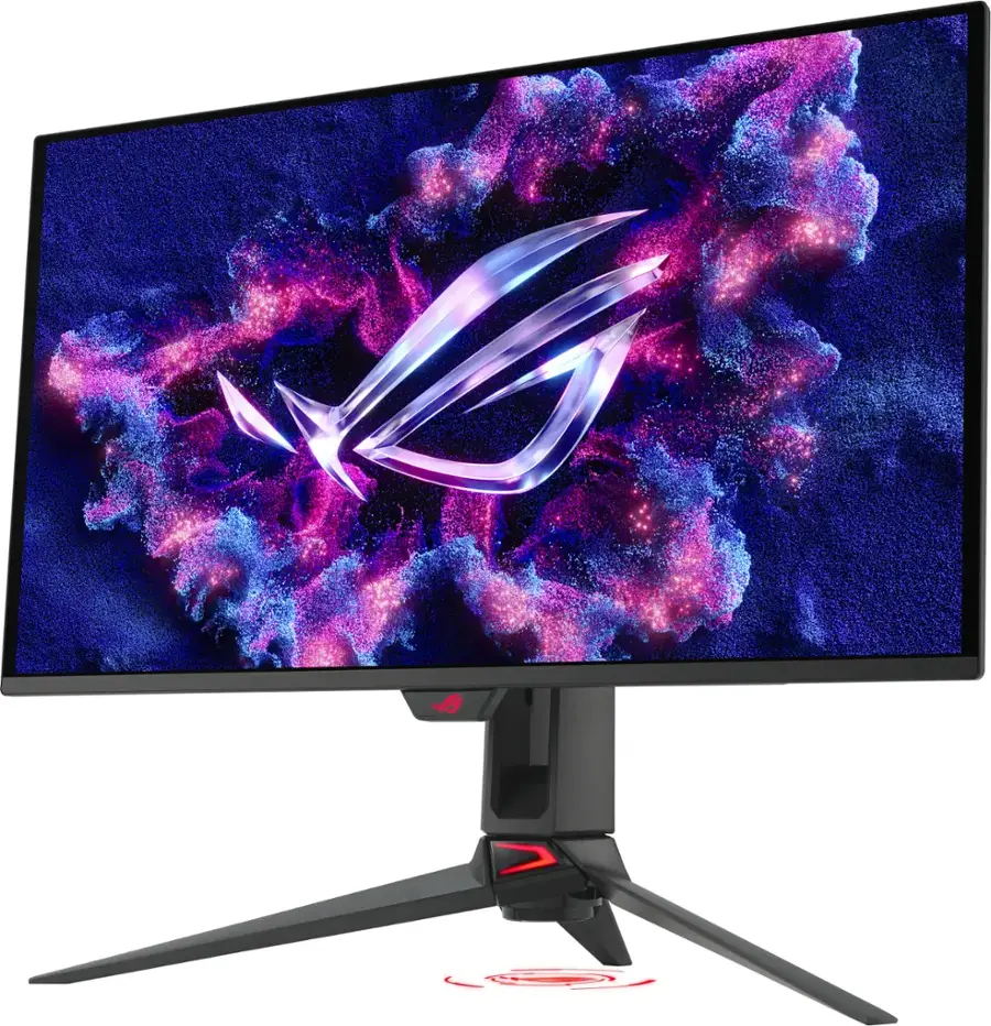Alt View 5. ASUS - ROG Swift 27" 4K QD-OLED 240Hz 0.03ms G-SYNC Compatible and FreeSync Premium Pro Gaming Monitor with HDR - Black.