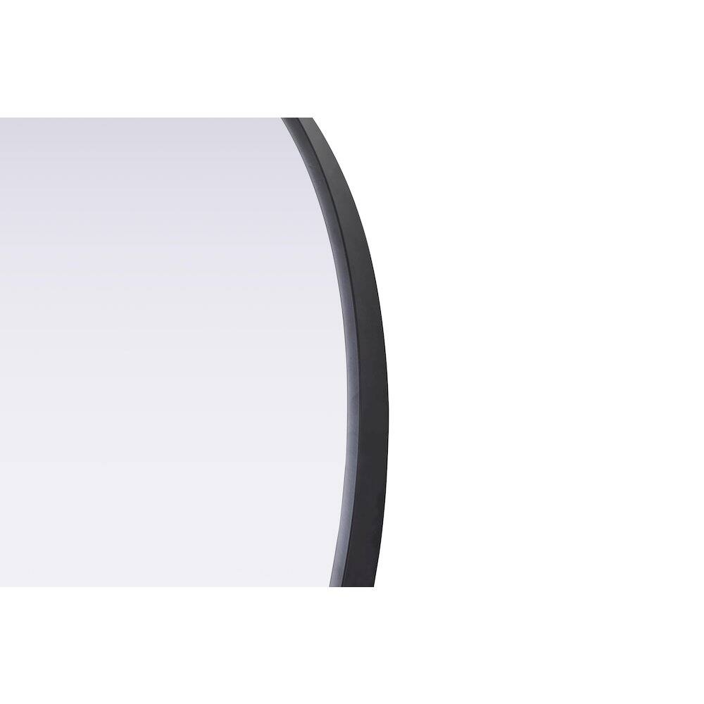 Alt View 4. Elegant Kitchen and Bath - Amoura 30X30 Pivot Mirror In Black - Black.