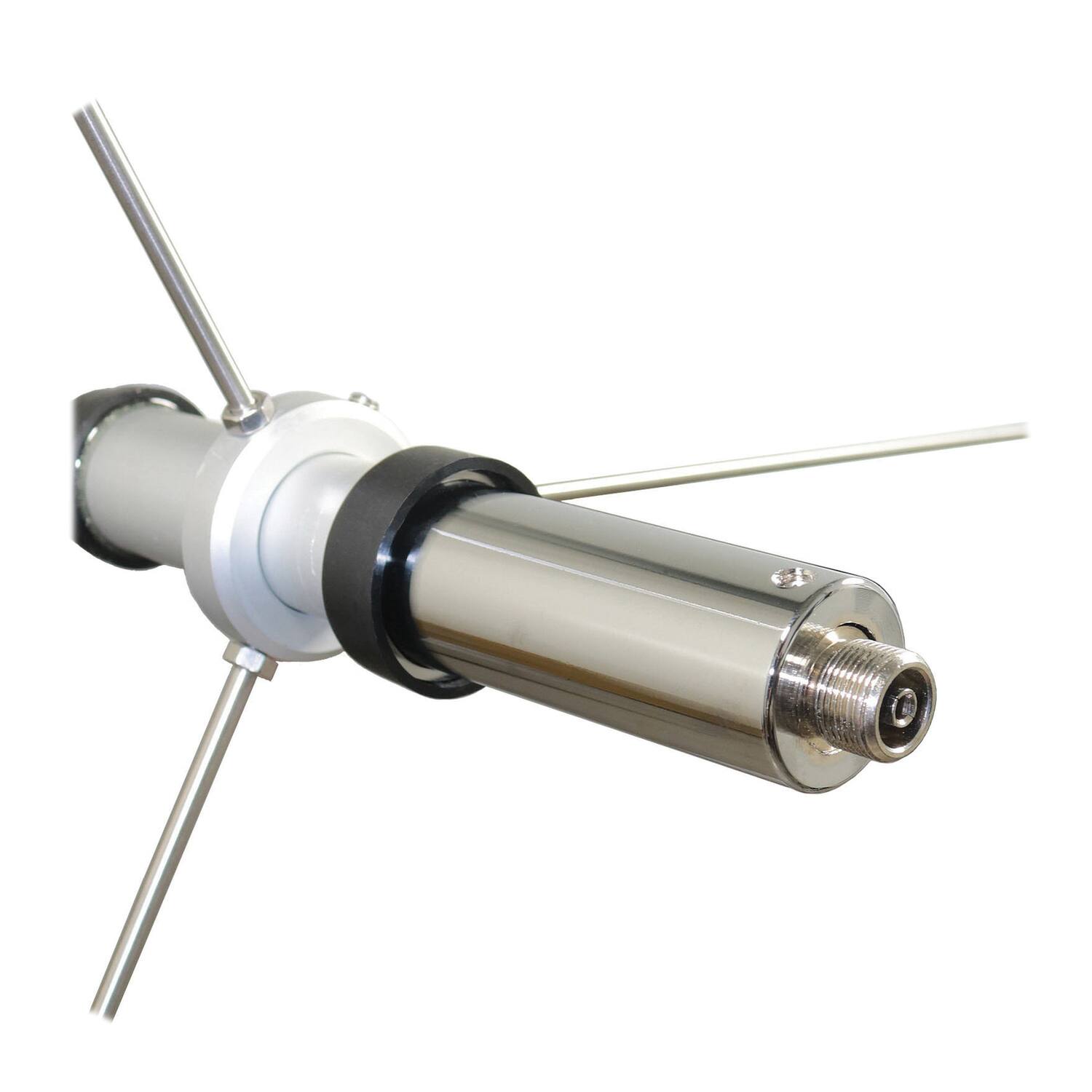 Alt View 7. Tram - 200-Watt Dual-Band 3-Section Fiberglass Base Antenna 50-Ohm UHF SO-239 Connector 17-Ft. Tall - White.