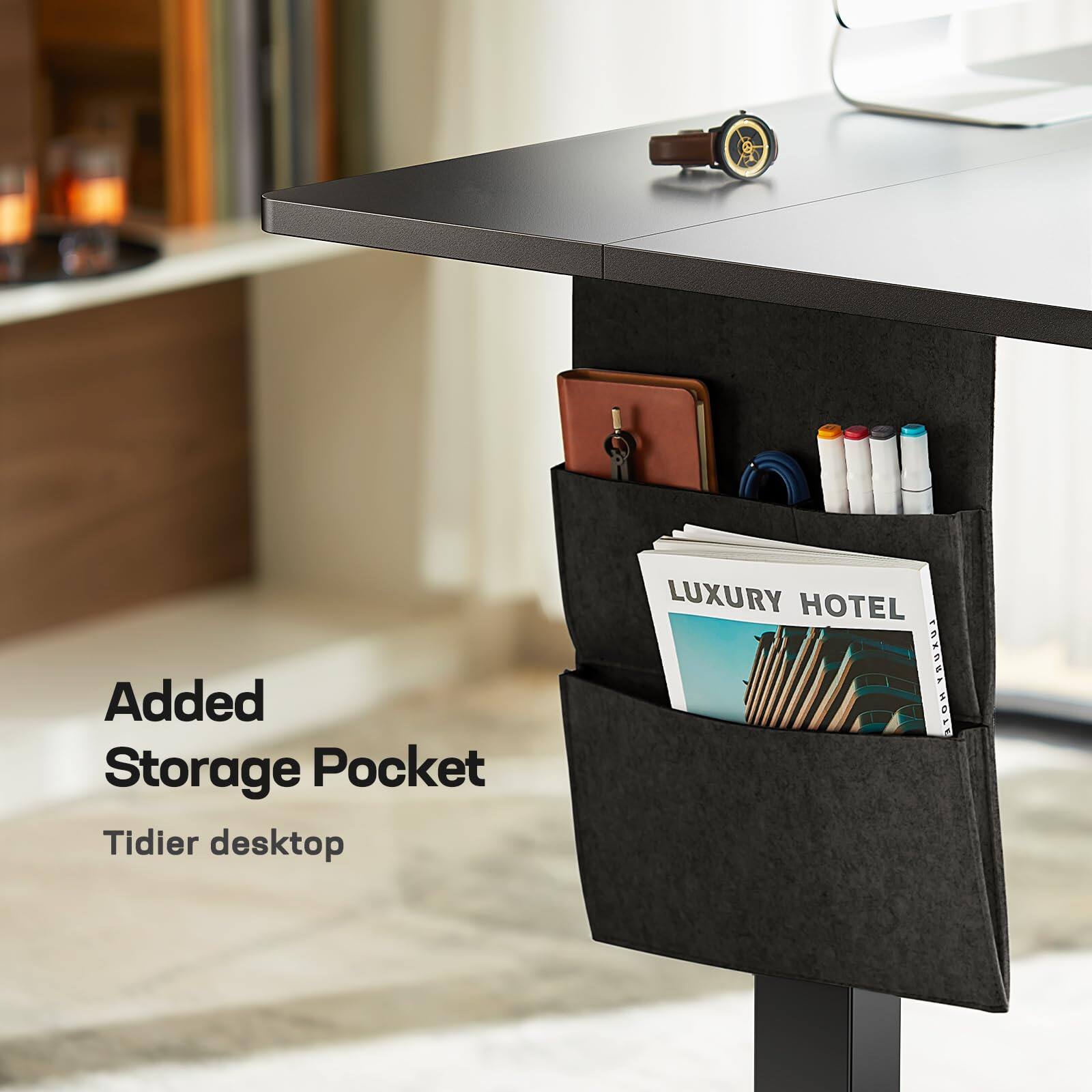 Added Storage Pocket  
Tidier desktop  

LUXURY HOTEL