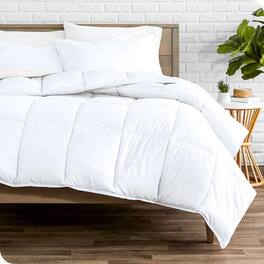 Hivvago - Full size Super Soft Microfiber Down Alternative Comforter Set - White