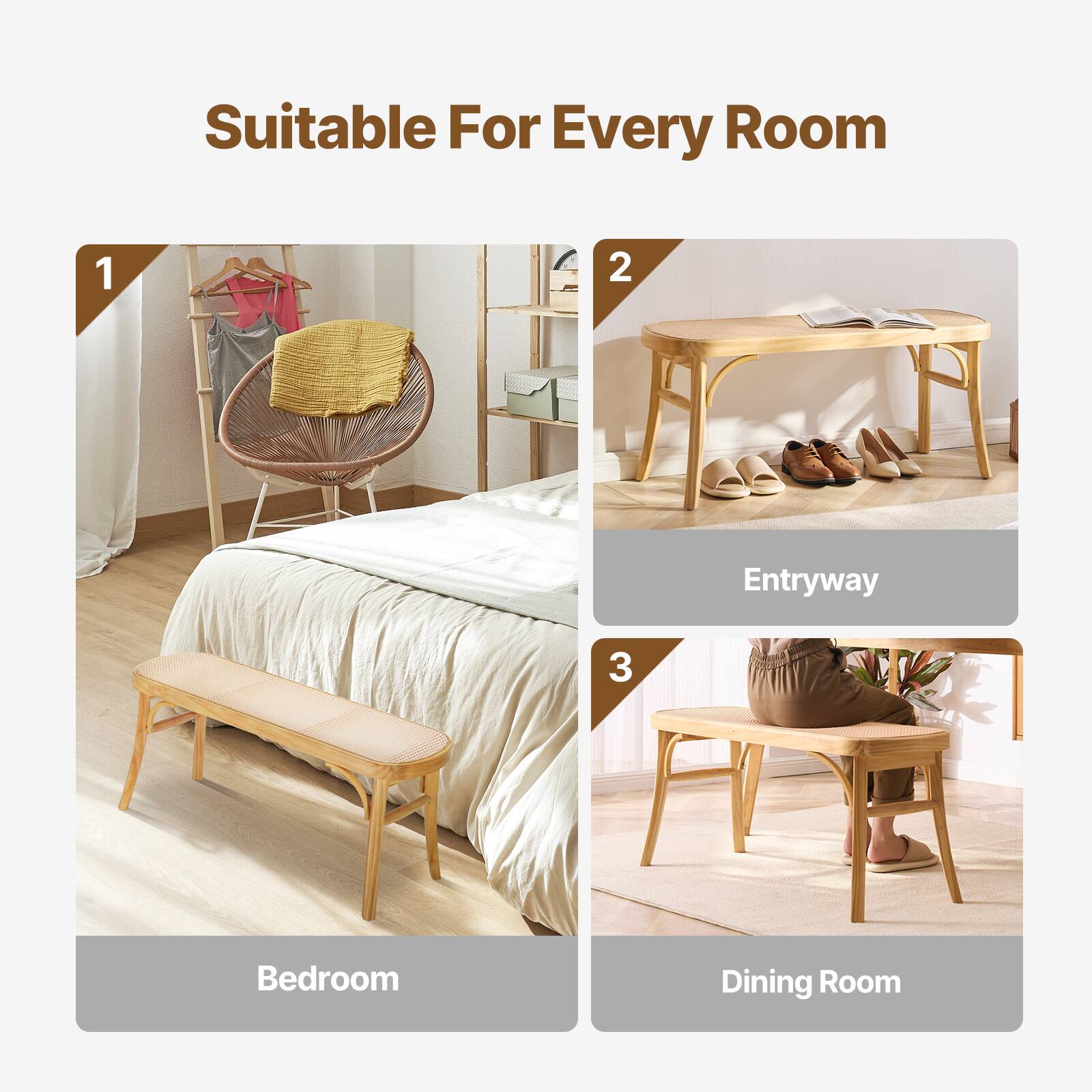 Suitable For Every Room

1. Bedroom
2. Entryway
3. Dining Room
