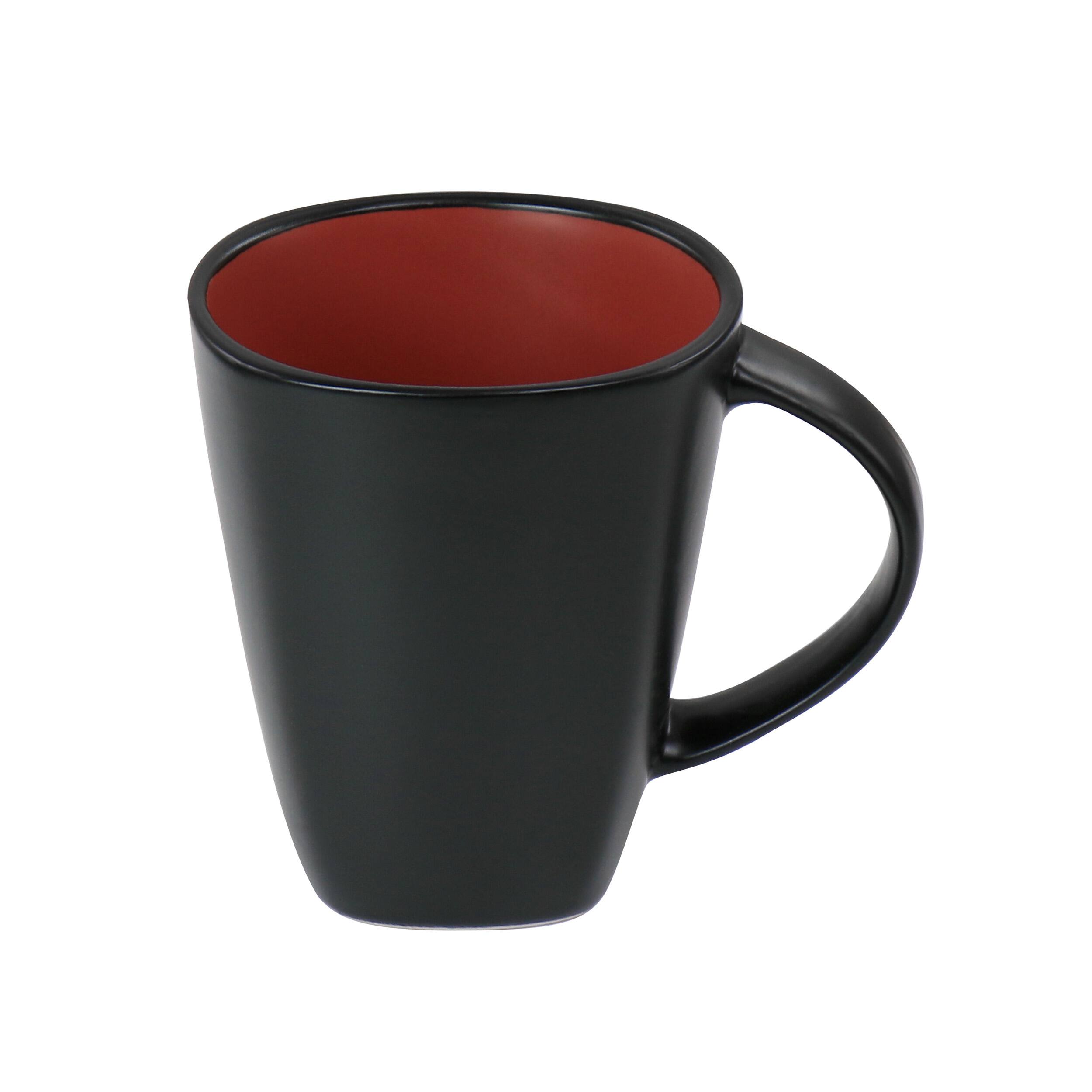 Alt View 5. Gibson - Gibson Elite Soho Lounge 16 Piece Matte Glazed Stoneware Dinnerware Set in Red - Red.