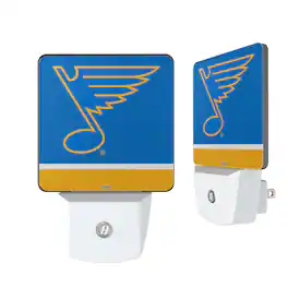 Keyscaper - St. Louis Blues Stripe Design Nightlight 2-Pack - Multicolor