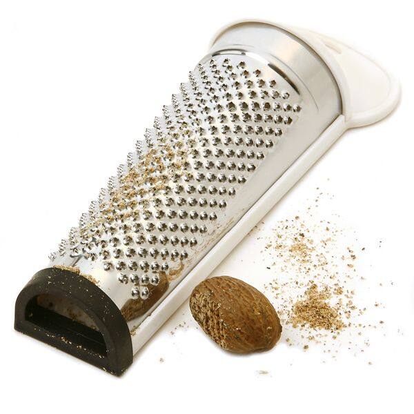 Alt View 3. Norpro - Stainless Steel Nutmeg Grater - Silver.