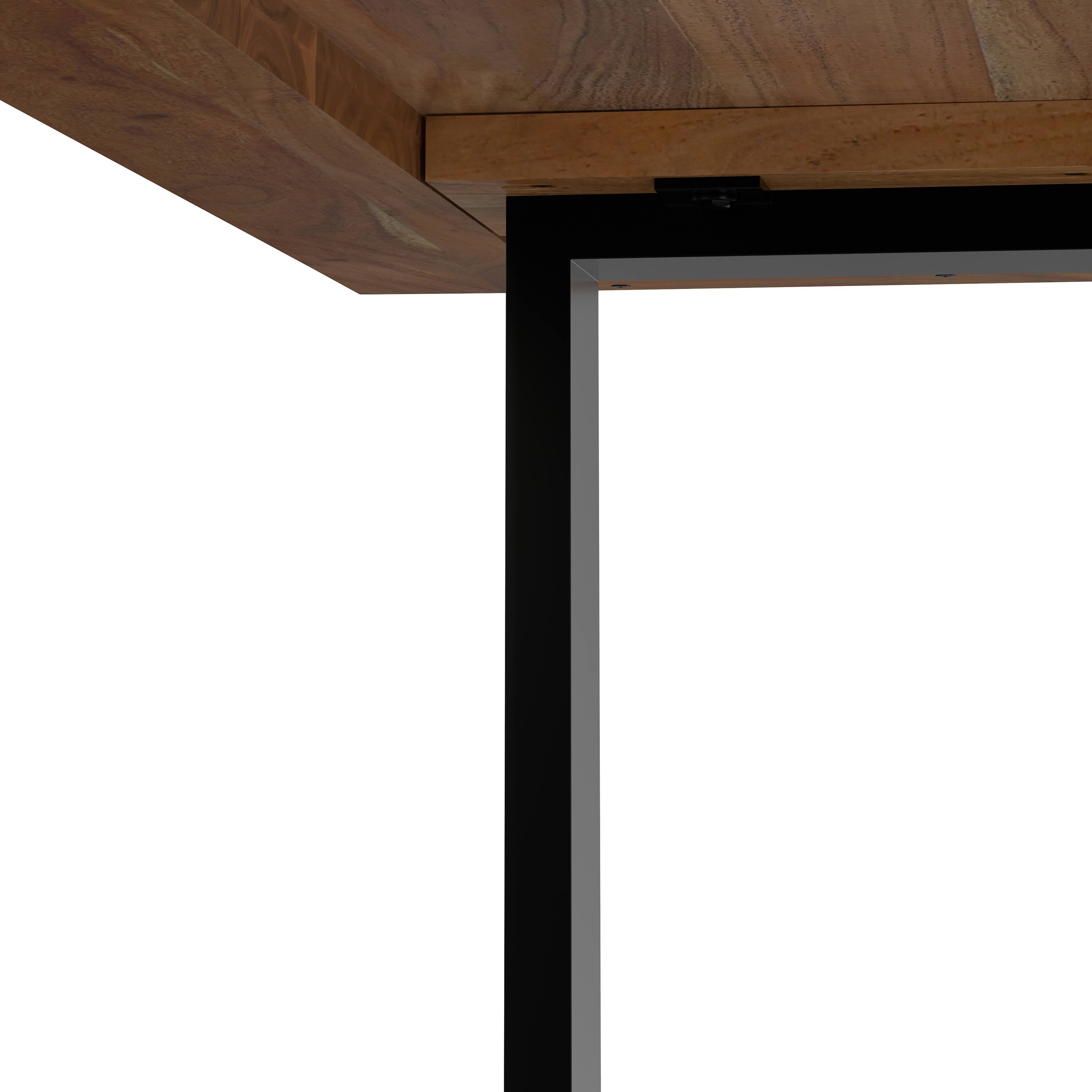 Alt View 7. Simpli Home - Fieldcrest 72 inch x 36 inch Rectangle Modern Industrial Dining Table in Natural - Natural.