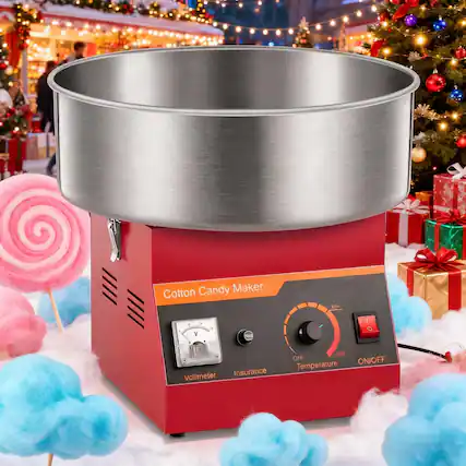 Cotton Candy Maker
1
DE
I
V
25.4
REAST
- Vollmeter Insurance
ALOUS OFF ON/OFF Temperature