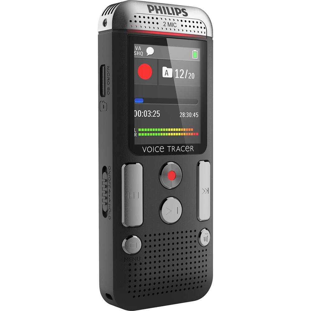 Customer Reviews Philips Voice Tracer Digital Recorder Anthracite Chrome Dvt2500 Best Buy