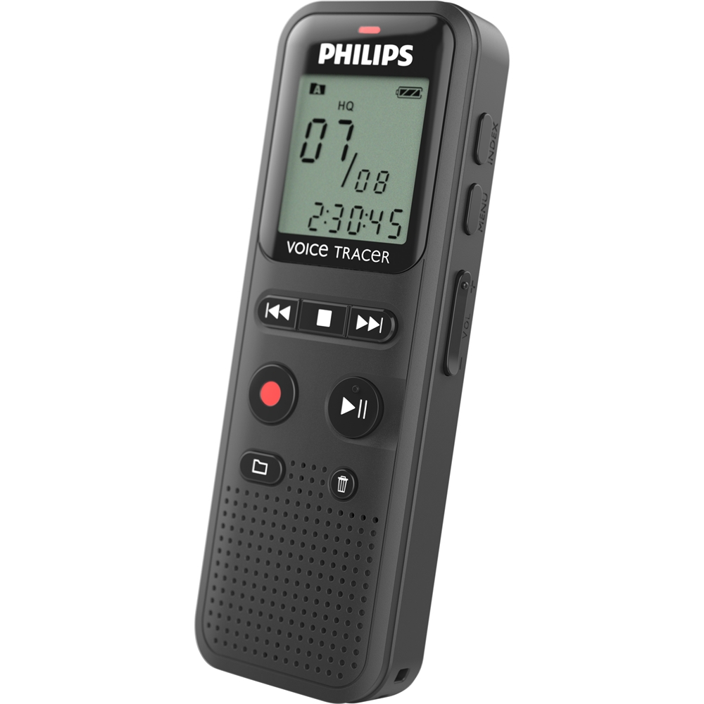 Requirements Windswept literally Best Buy: Philips Voice Tracer Audio Recorder Black DVT1150