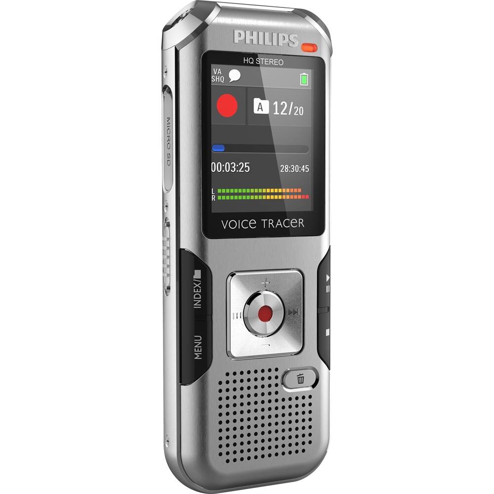 Customer Reviews Philips Voice Tracer Digital Recorder Silver Shadow Chrome Dvt4000 Best Buy