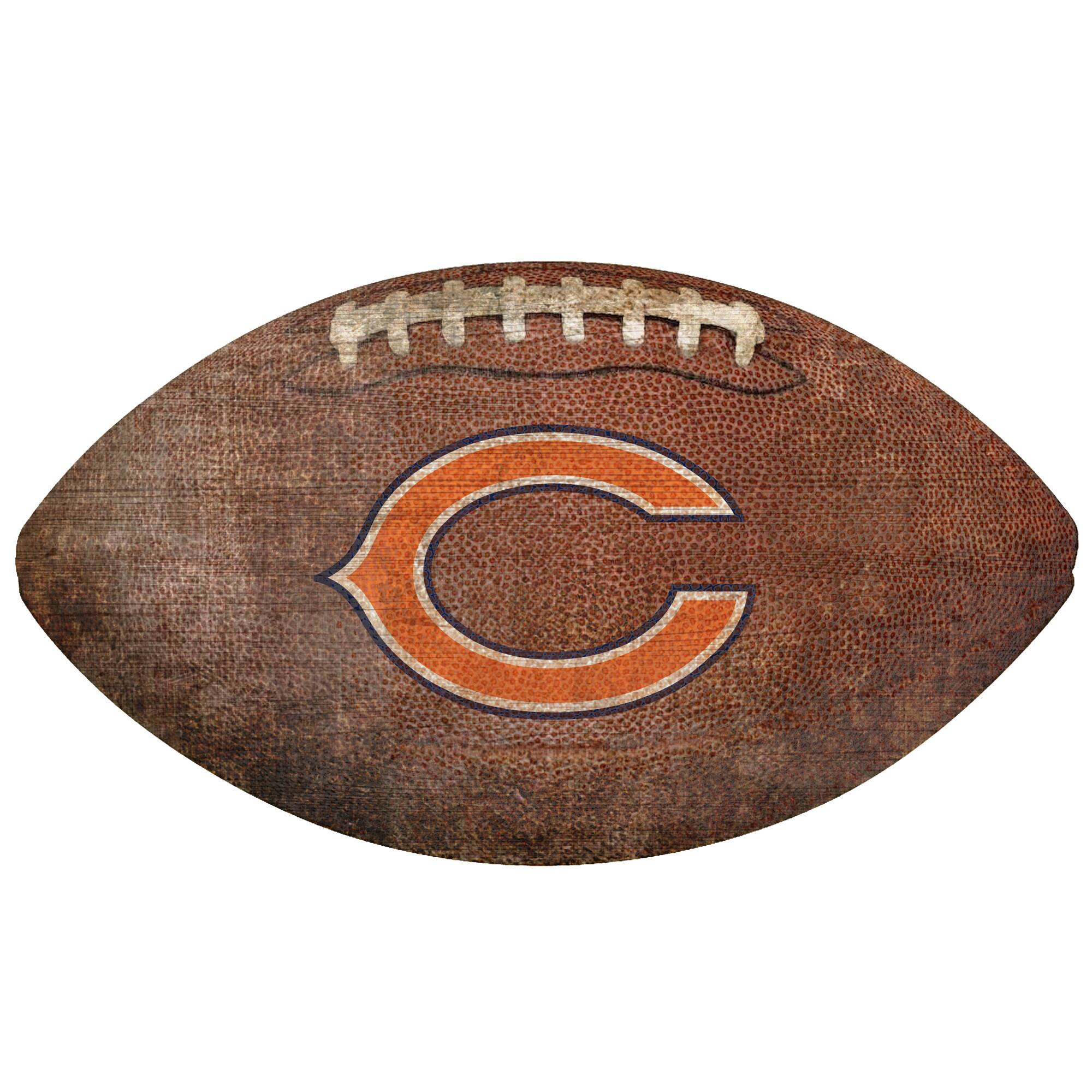 Chicago Bears 12'' Football Sign
