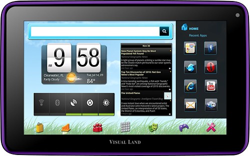  Visual Land - Prestige 7 7 inch Tablet with 8GB Memory - Purple