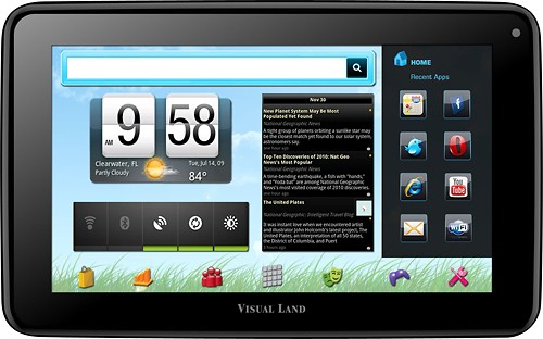  Visual Land - Prestige 7 7&quot; 8 GB Tablet - Wi-Fi - ARM Cortex A8 1.20 GHz - Black