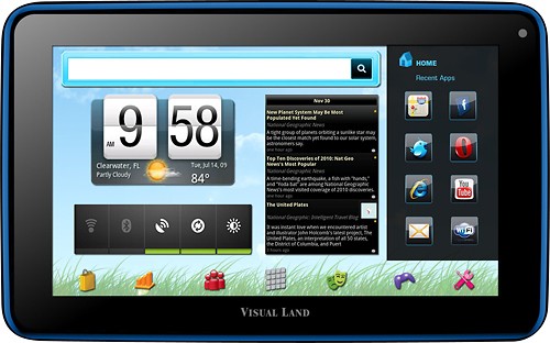  Visual Land - Prestige 7 7 inch Tablet with 8GB Memory - Blue