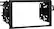 Angle. Metra - Double DIN Installation Kit for Most 1998-2002 Honda Accord Vehicles - Black.