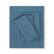 Back. Sweet Home Collection - All Season Reversible Bed-in-A-Bag Solid Color Comforter & Sheet Set, Queen - Denim.