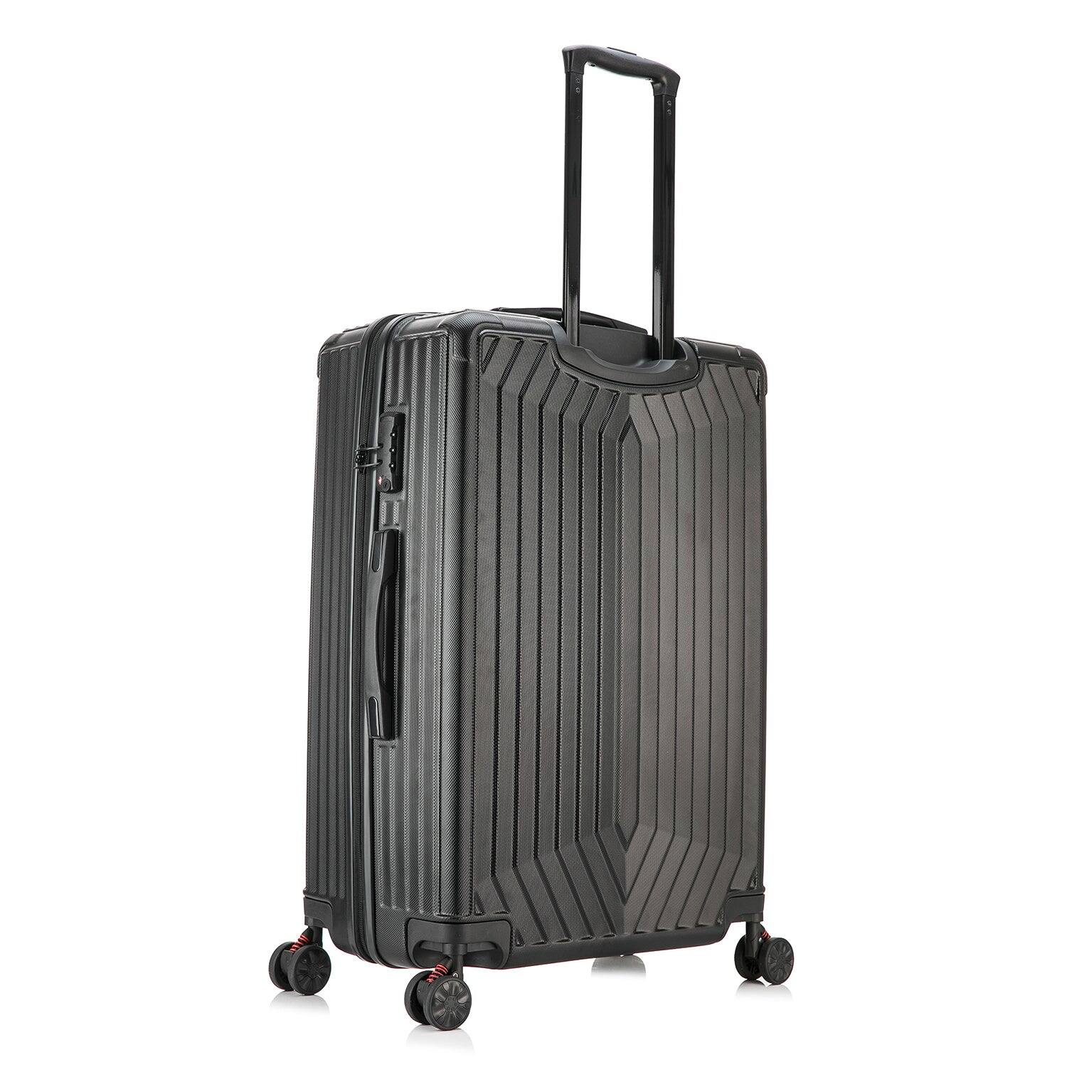 Alt View 1. DUKAP - STRATOS lightweight hardside Spinner Luggage 28" - BLACK.