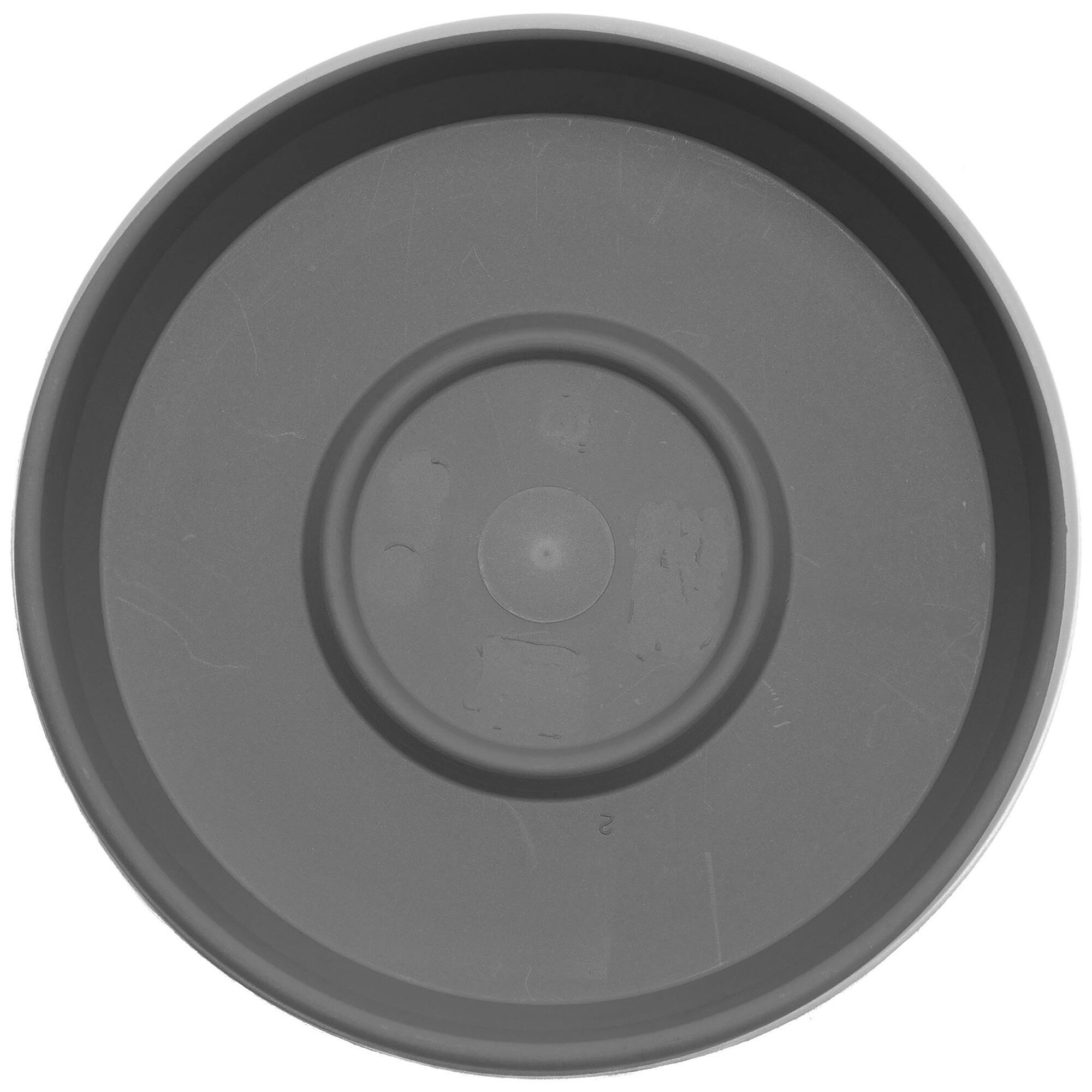 Alt View 2. Bloem - Charcoal 20" - Terra Saucer Tray.