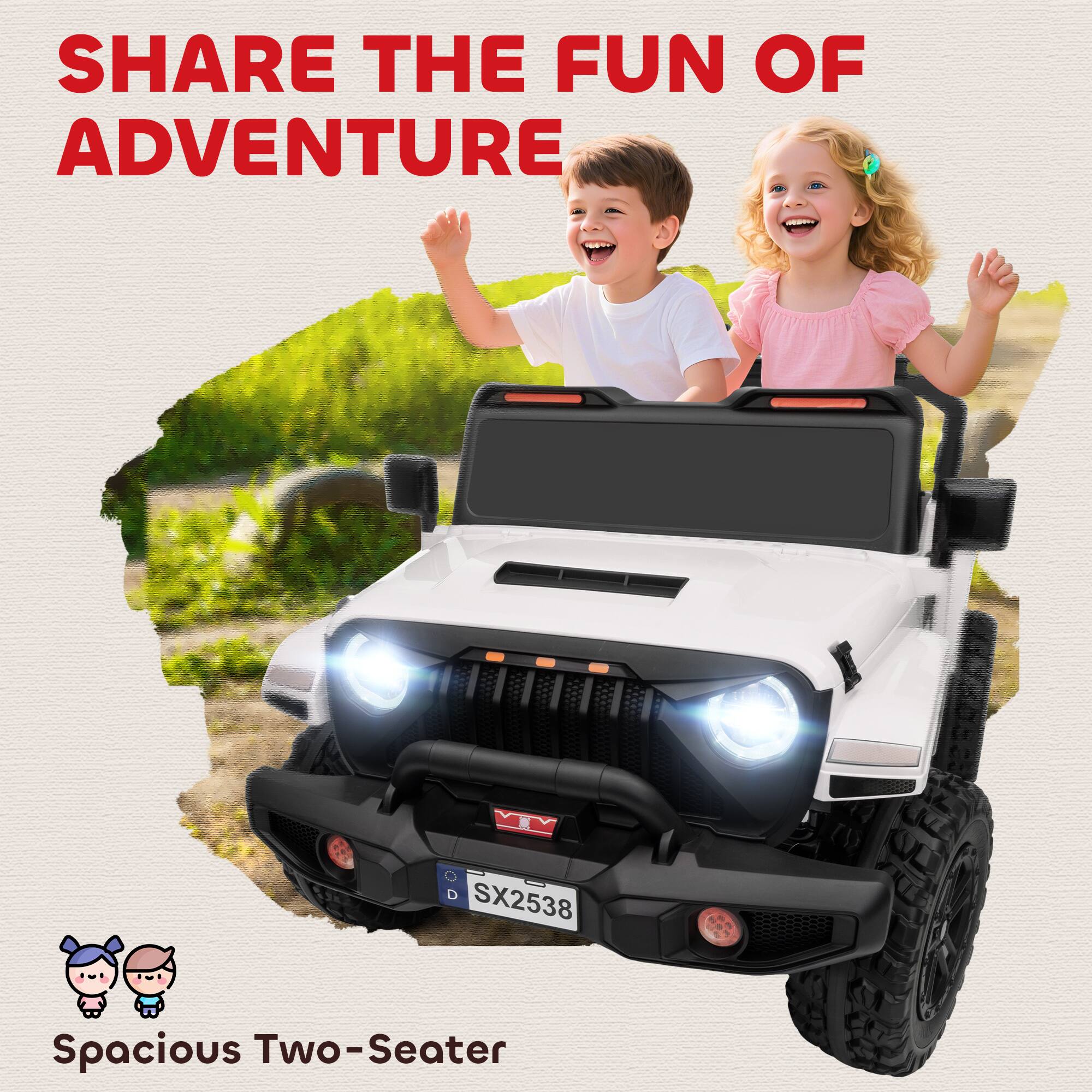 SHARE THE FUN OF ADVENTURE

Spacious Two-Seater

SX2538