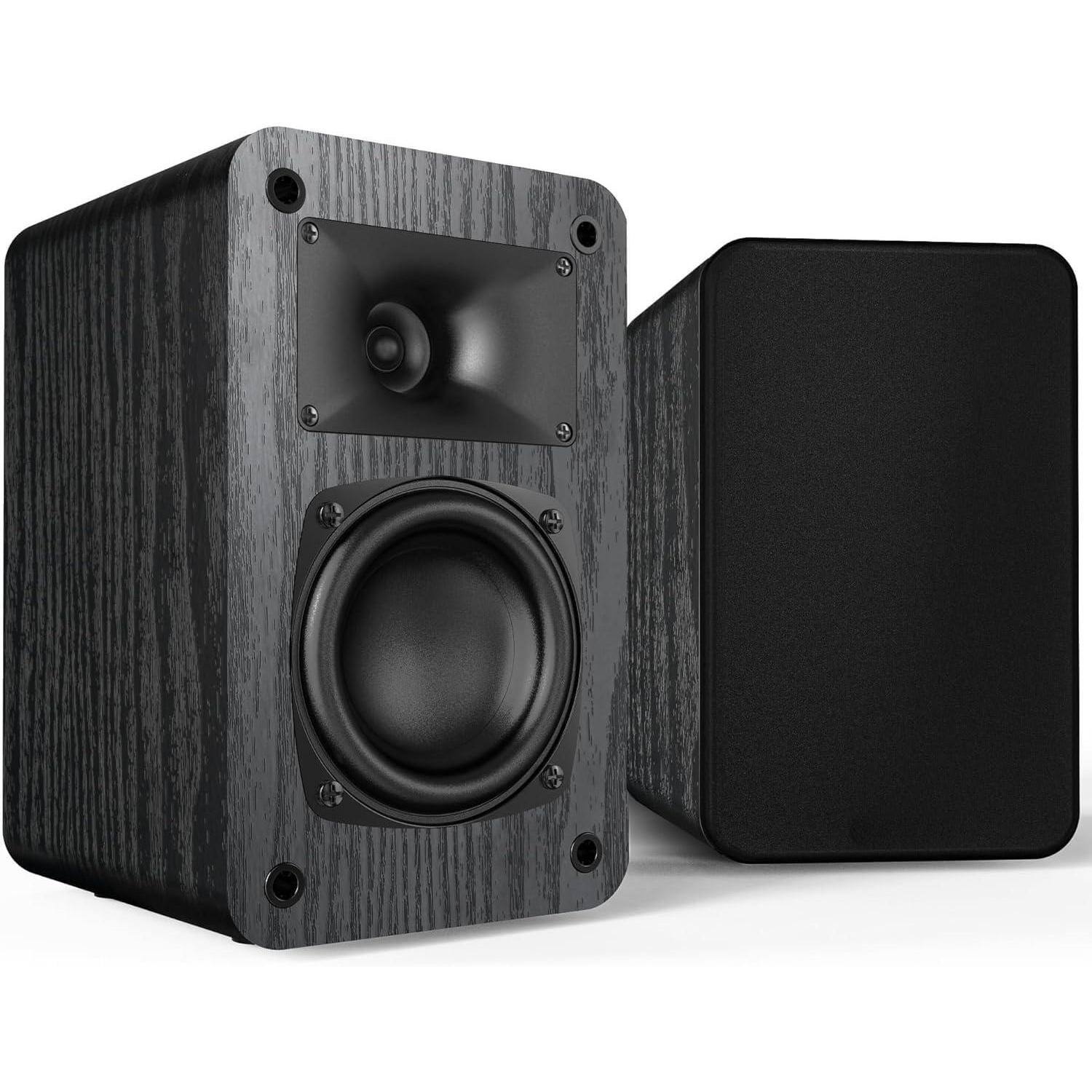 Front. Pacoar Cade - Passive Bookshelf Speakers 2-way Woofer Silk Horn Tweeter 60hz Bass Home/office/theater Pair (needs Amplifier Receiver - Default.