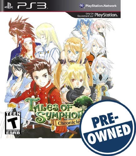 Front Standard. Tales of Symphonia Chronicles - PRE-OWNED - PlayStation 3.