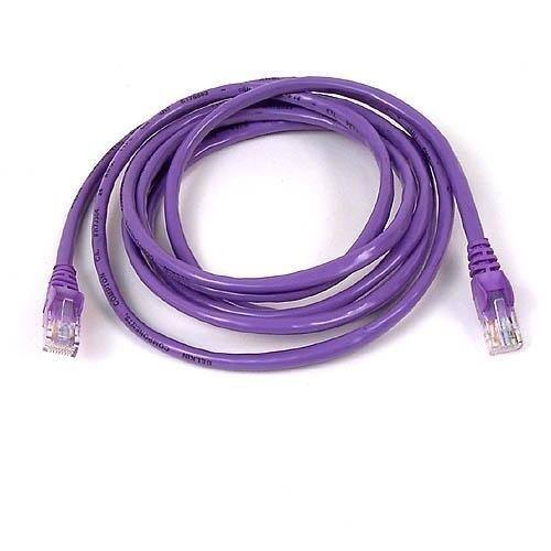 Front Standard. Belkin - Cat. 5E UTP Patch Cable - Purple.