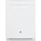 GE - 24" Tall Tub Built-In Dishwasher - White-Front_Standard