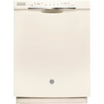 Front Zoom. GE - 24" Tall Tub Built-In Dishwasher - Bisque.