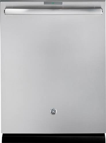 GE - Profile™ Series 24" Hidden Control Tall Tub Built-In Dishwasher with Stainless Steel Tub - Stainless steel - Larger Front