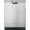 GE - 24" Tall Tub Built-In Dishwasher - Stainless steel-Front_Standard
