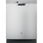 Front Zoom. GE - 24" Tall Tub Built-In Dishwasher - Stainless steel.