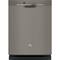 GE - 24" Tall Tub Built-In Dishwasher - Slate-Front_Standard