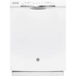 GE - 24" Tall Tub Built-In Dishwasher - White - Front_Standard