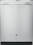 Front Zoom. GE - Profile™ Series 24" Hidden Control Tall Tub Built-In Dishwasher with Stainless Steel Tub - Stainless Steel.