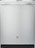Front. GE - Profile™ Series 24" Hidden Control Tall Tub Built-In Dishwasher with Stainless Steel Tub - Stainless Steel.