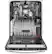 Left. GE - Profile™ Series 24" Hidden Control Tall Tub Built-In Dishwasher with Stainless Steel Tub - Stainless steel.
