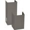 GE - 10 (ft.) Ceiling Duct Cover Kit - Slate-Front_Standard