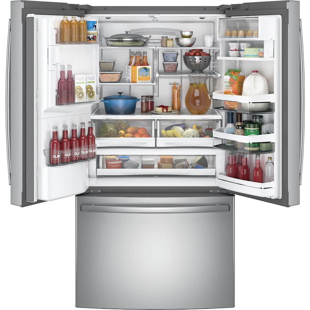Best Buy: GE Profile Series 27.8 Cu. Ft. French Door Refrigerator ...
