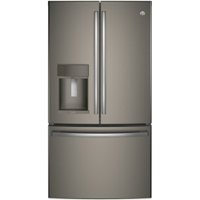 GE Profile - 27.7 Cu. Ft. French Door Refrigerator with Hands-Free AutoFill - Slate - Front_Zoom