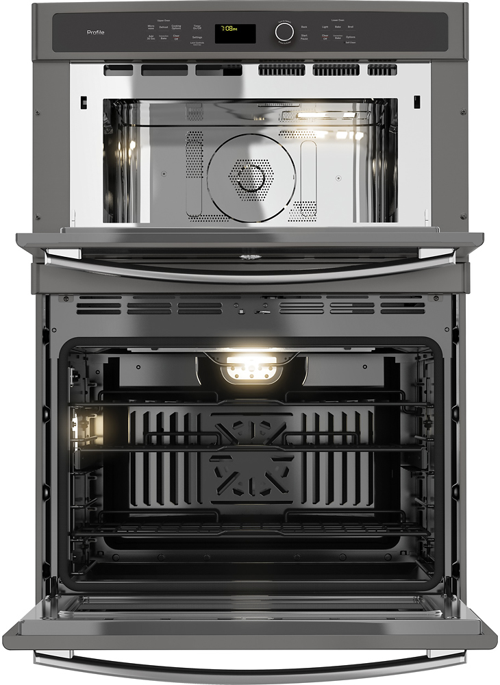 GE Profile™ Series 30 Built-In Double Microwave/Convection Oven -  PT970SRSS - GE Appliances