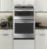 Alt View Zoom 12. GE Profile - 27" Built-In Double Electric Convection Wall Oven with Built-In Microwave - Stainless Steel.