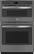 Front. GE Profile - 27" Built-In Single Electric Convection Wall Oven with Built-In Microwave.