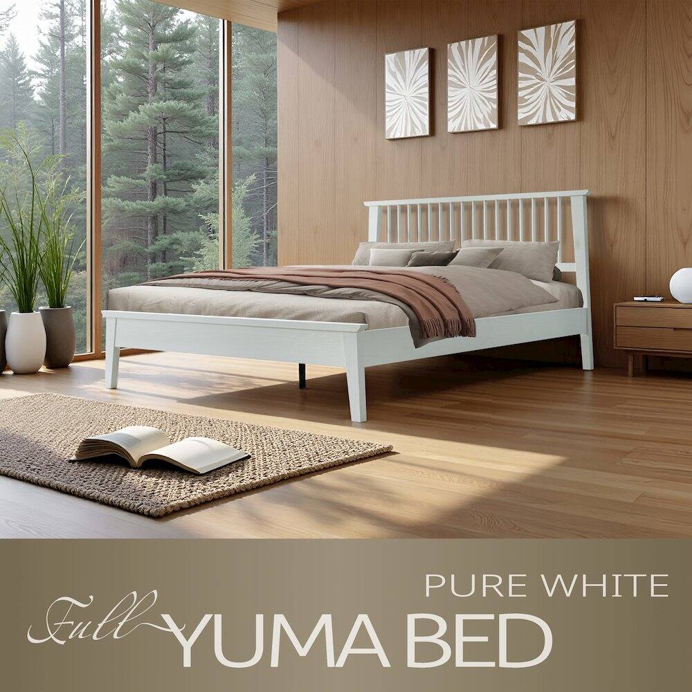 PURE WHITE Full YUMA BED