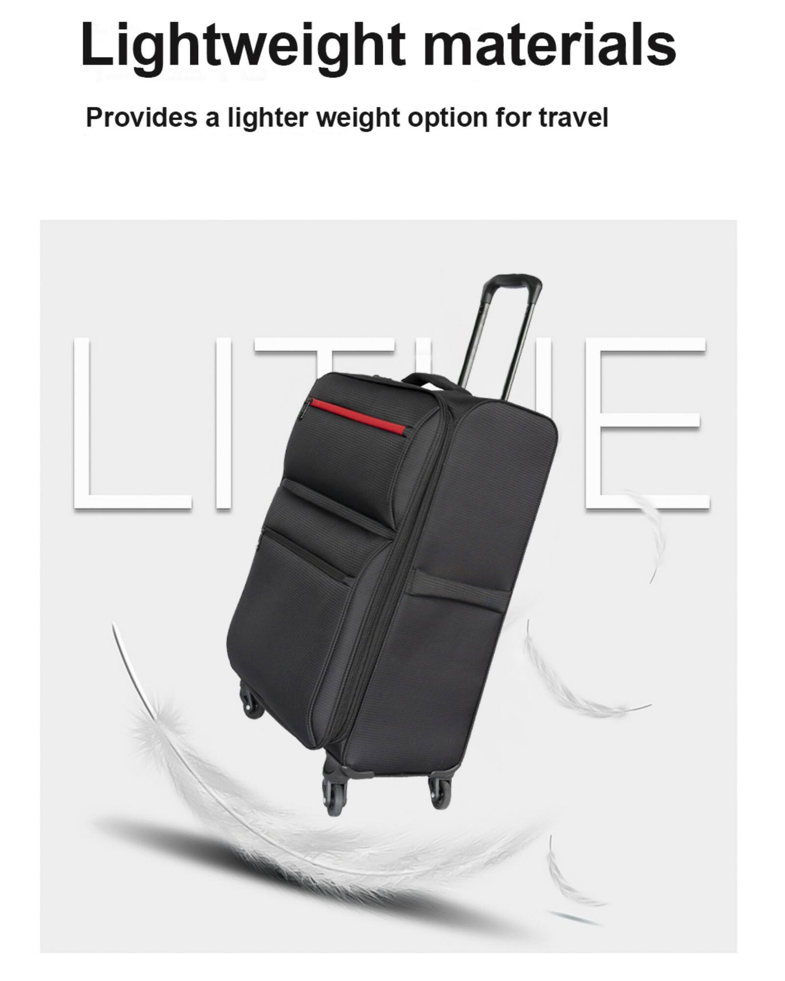 Lightweight materials  
Provides a lighter weight option for travel  

LITE