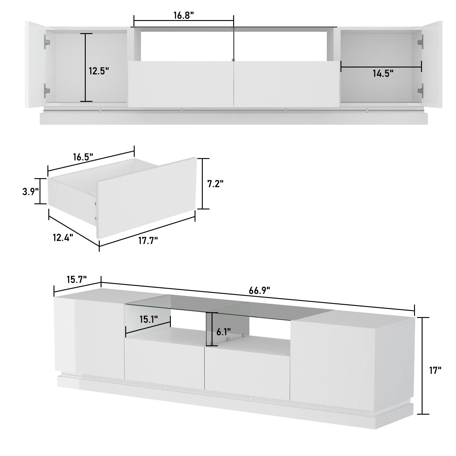 16.8", 12.5", 14.5", 16.5", 3.9", 7.2", 12.4", 17.7", 15.7", 66.9", 15.1", 6.1", 17"