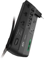 APC - SurgeArrest 11-Outlet Surge Protector - Black - Front_Zoom