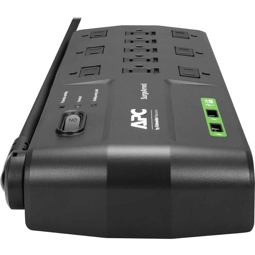 Alt View 13. APC - SurgeArrest 11-Outlet PDU - Black.