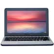 Asus - C202SA 11.6" Chromebook - Intel Celeron - 4GB Memory - 16GB eMMC Flash Memory - Silver, Dark blue - Larger Front